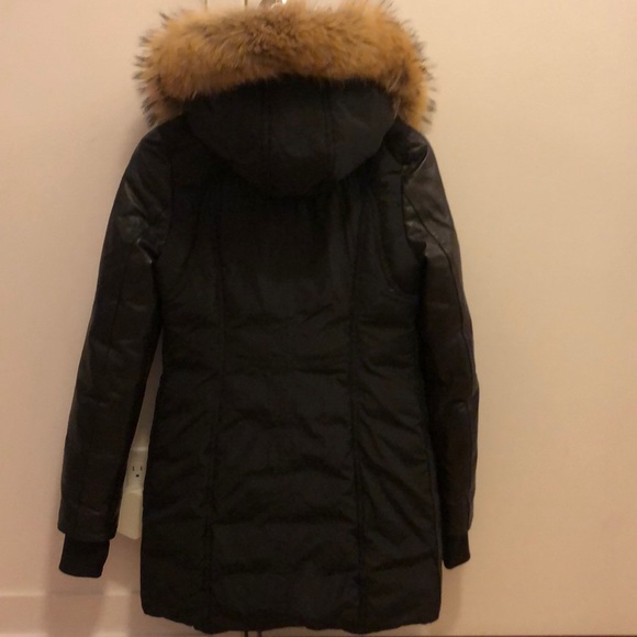 Rudsak down parka with fur - Picture 3 of 3